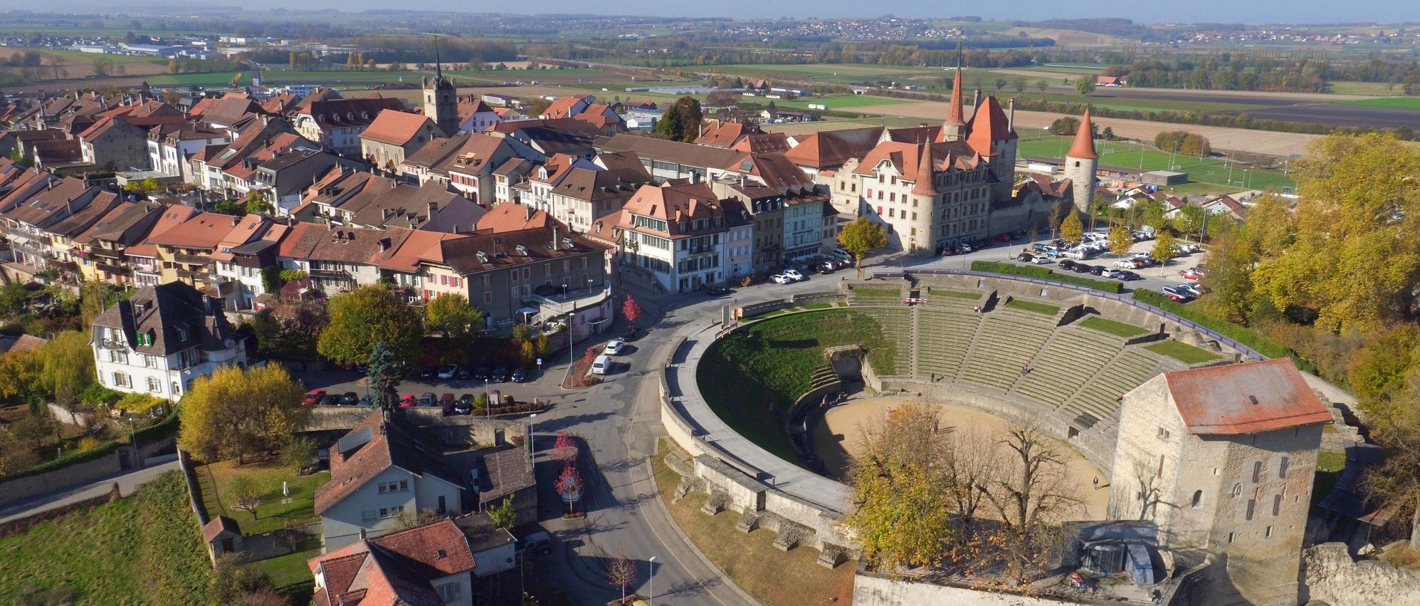 Ville d'Avenches où nous proposons nos services de débarras.